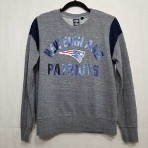 NFL New England Patriots womens spell out crewneck